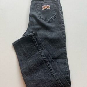 EUC Women's Jeantonic Black Jeans Size 11/12 (D3)